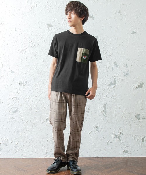 MinoriTY（マイノリティ）の「【BEN DAVIS】半袖クレイジーポケットTシャツ（Tシャツ/カットソー・メンズ・ブラック/ブラック系その他/ホワイト系その他・M/L）」の10枚目の写真