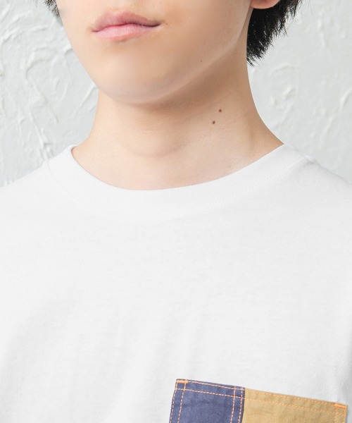 MinoriTY（マイノリティ）の「【BEN DAVIS】半袖クレイジーポケットTシャツ（Tシャツ/カットソー・メンズ・ブラック/ブラック系その他/ホワイト系その他・M/L）」の7枚目の写真