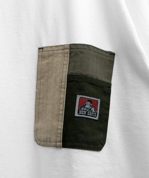 MinoriTY（マイノリティ）の「【BEN DAVIS】半袖クレイジーポケットTシャツ（Tシャツ/カットソー・メンズ・ブラック/ブラック系その他/ホワイト系その他・M/L）」の18枚目の写真