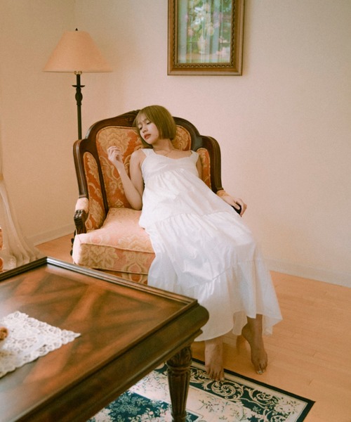 MEME（ミーム）の「original summer one-piece（ワンピース・レディース・ホワイト/ブラック・FREE）」の5枚目の写真