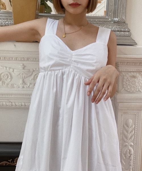 MEME（ミーム）の「original summer one-piece（ワンピース・レディース・ホワイト/ブラック・FREE）」の7枚目の写真