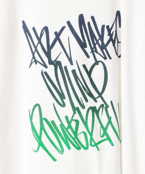 SHIPS(シップス)の「.cvs: AMANE MURAKAMI グラフィックデザイン Tシャツ No.2(Tシャツ/カットソー・メンズ・サンドベージュ/ホワイト・LARGE/SMALL/MEDIUM/XX-LARGE/X-LARGE)」の8枚目の写真