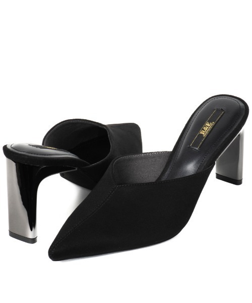 セール aw新作 R E スティックヒールセンターシームミュール パンプス R E アールアンドイー のファッション通販 Zozotown