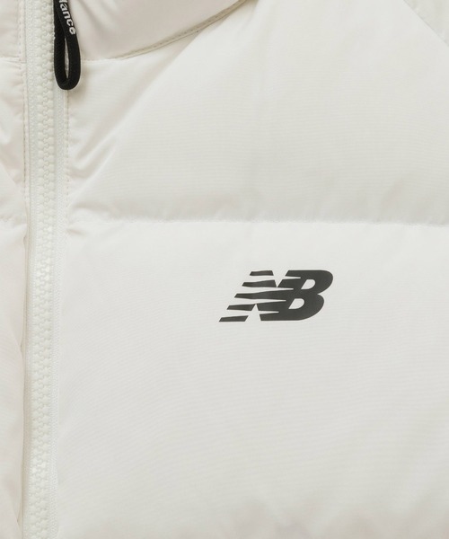NEW BALANCE フード付きダウンジャケット ネイビー/ホワイト/レッド NB公式 - ニュースリリース - New Balance DOWN JACKET