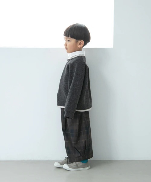 LOWRYS FARM（ローリーズファーム）の「ウールライクチェックパンツ　897918（その他パンツ・キッズ・ダークブラウン/アイボリー・MEDIUM/LARGE/X-LARGE）」の14枚目の写真