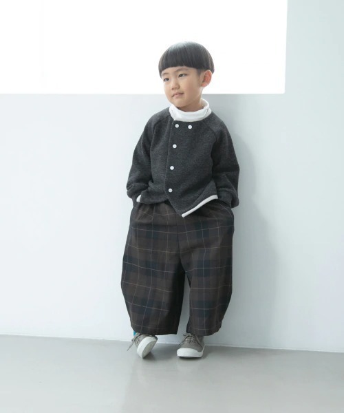 LOWRYS FARM（ローリーズファーム）の「ウールライクチェックパンツ　897918（その他パンツ・キッズ・ダークブラウン/アイボリー・MEDIUM/LARGE/X-LARGE）」の13枚目の写真