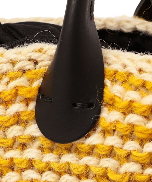 SHIPS(シップス)の「MUUN:JOHN ニットトート(トートバッグ・レディース・イエロー・ONE SIZE)」の7枚目の写真