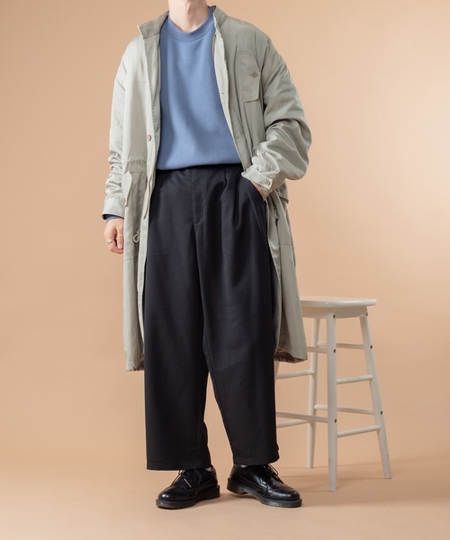 kutir（クティール）の「ナイロンミリタリーコート（その他アウター・メンズ・チャコールグレー/オフホワイト/カーキ・MEDIUM/LARGE）」の2枚目の写真