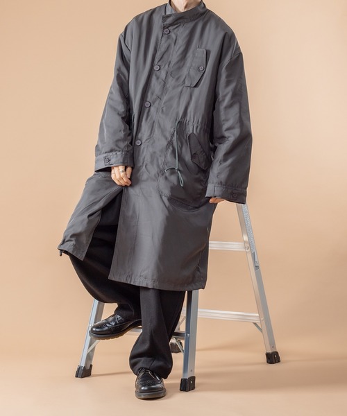kutir（クティール）の「ナイロンミリタリーコート（その他アウター・メンズ・チャコールグレー/オフホワイト/カーキ・MEDIUM/LARGE）」の3枚目の写真