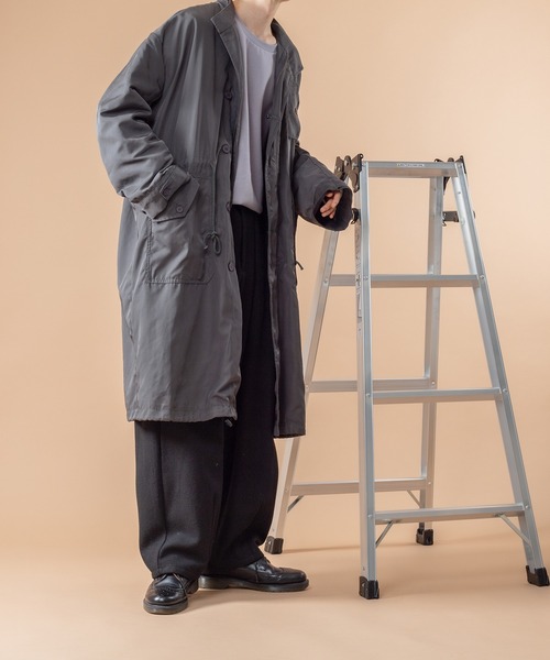 kutir（クティール）の「ナイロンミリタリーコート（その他アウター・メンズ・チャコールグレー/オフホワイト/カーキ・MEDIUM/LARGE）」の21枚目の写真