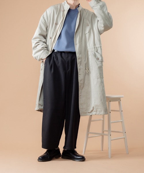 kutir（クティール）の「ナイロンミリタリーコート（その他アウター・メンズ・チャコールグレー/オフホワイト/カーキ・MEDIUM/LARGE）」の4枚目の写真