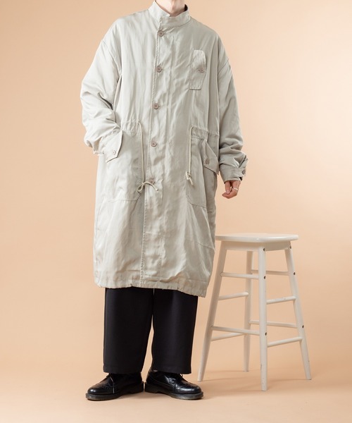 kutir（クティール）の「ナイロンミリタリーコート（その他アウター・メンズ・チャコールグレー/オフホワイト/カーキ・MEDIUM/LARGE）」の6枚目の写真