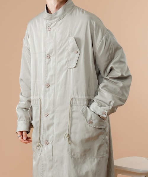 kutir（クティール）の「ナイロンミリタリーコート（その他アウター・メンズ・チャコールグレー/オフホワイト/カーキ・MEDIUM/LARGE）」の9枚目の写真