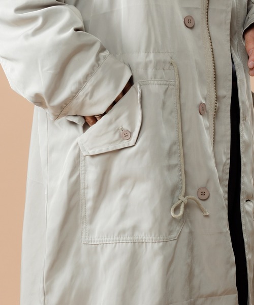 kutir（クティール）の「ナイロンミリタリーコート（その他アウター・メンズ・チャコールグレー/オフホワイト/カーキ・MEDIUM/LARGE）」の16枚目の写真