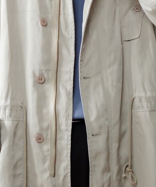 kutir（クティール）の「ナイロンミリタリーコート（その他アウター・メンズ・チャコールグレー/オフホワイト/カーキ・MEDIUM/LARGE）」の15枚目の写真