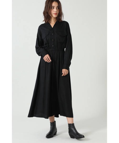 セール Hlaada For Rose Bud 開襟シャツワンピース ワンピース Hlaada フラーダ のファッション通販 Zozotown
