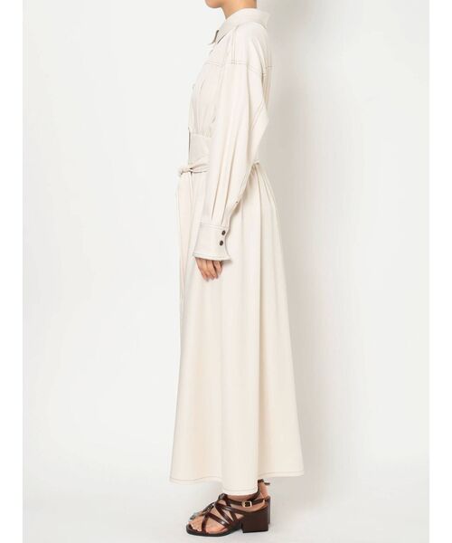 dazzlin（ダズリン）の「ステッチアートシャツワンピース（ワンピース・レディース・イエロー/インディゴブルー/アイボリー・FREE）」の16枚目の写真