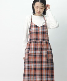 salle de bal（サルデバル）の「マドラス ロングエプロン エプロン ･･　FRH（エプロン）」
