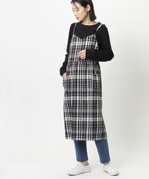 salle de bal（サルデバル）の「マドラス ロングエプロン エプロン ･･　FRH（エプロン）」