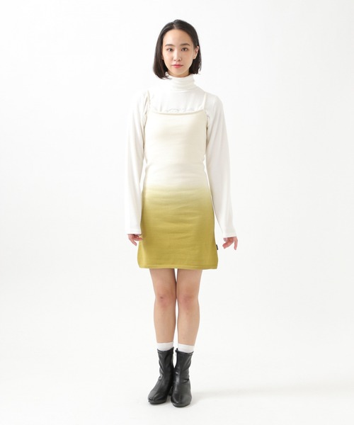 UNALLOYED（アナロイド）の「UNALLOYED／グラデニットキャミワンピース　2935338（ワンピース・レディース・パープル/イエロー・FREE）」の5枚目の写真