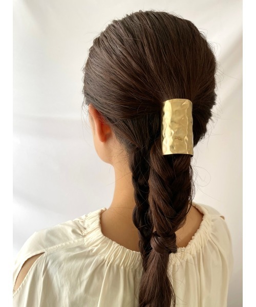 mou（モウ）の「デコボコヘアフックロング（その他ヘアアクセサリー・レディース・シルバー/ゴールド・FREE）」の2枚目の写真