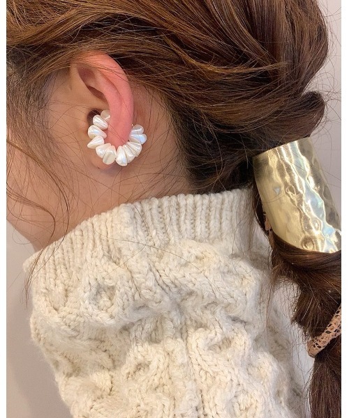 mou（モウ）の「デコボコヘアフックロング（その他ヘアアクセサリー・レディース・シルバー/ゴールド・FREE）」の9枚目の写真