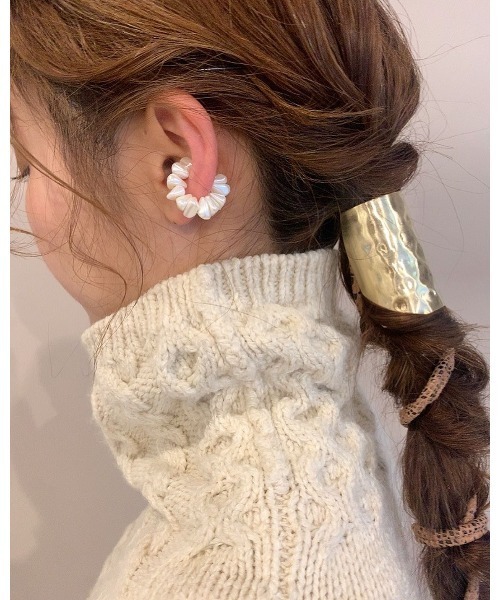 mou（モウ）の「デコボコヘアフックロング（その他ヘアアクセサリー・レディース・シルバー/ゴールド・FREE）」の12枚目の写真