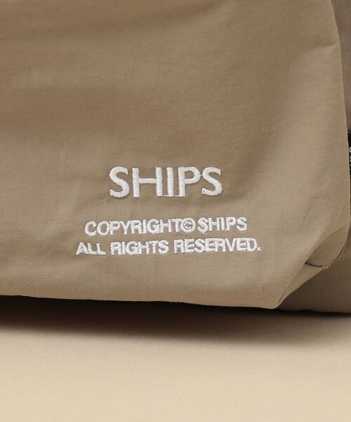 SHIPS(シップス)の「【WEB限定】SHIPS: COPYRIGHT ロゴ 60/40クロス バックパック(バックパック/リュック・メンズ・ブラック/ネイビー/グレー/ベージュ/ダークグレー/コバルトブルー・ONE SIZE)」の9枚目の写真