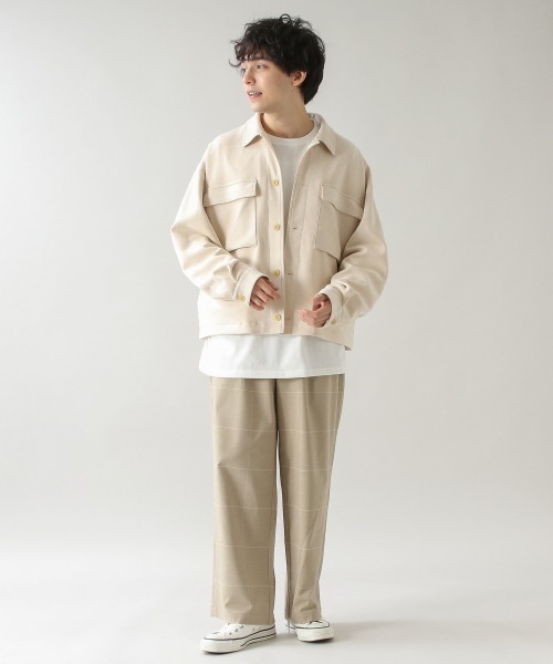 RAGEBLUE（レイジブルー）の「カットスウェード/ストレッチビッグブルゾン/928238（ブルゾン・メンズ・オフホワイト/ベージュ/グリーン系その他・MEDIUM/LARGE）」の22枚目の写真