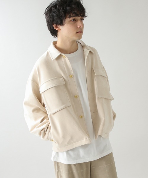 RAGEBLUE（レイジブルー）の「カットスウェード/ストレッチビッグブルゾン/928238（ブルゾン・メンズ・オフホワイト/ベージュ/グリーン系その他・MEDIUM/LARGE）」の10枚目の写真
