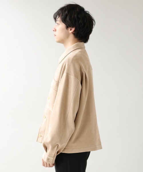RAGEBLUE（レイジブルー）の「カットスウェード/ストレッチビッグブルゾン/928238（ブルゾン・メンズ・オフホワイト/ベージュ/グリーン系その他・MEDIUM/LARGE）」の11枚目の写真