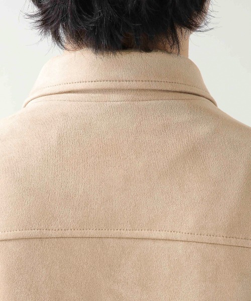 RAGEBLUE（レイジブルー）の「カットスウェード/ストレッチビッグブルゾン/928238（ブルゾン・メンズ・オフホワイト/ベージュ/グリーン系その他・MEDIUM/LARGE）」の9枚目の写真