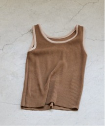 Heather | ハイショクニットタンクトップ　941779(Tシャツ/カットソー)