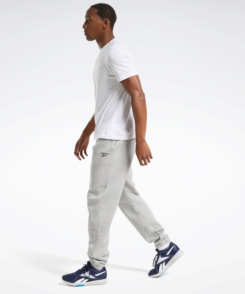 Reebok（リーボック）の「フリースパンツ / TE FLC Cuffed Pant（スウェットパンツ・メンズ・ブラック/ネイビー/ヘザーグレー・SMALL/MEDIUM/LARGE/X-LARGE/XX-LARGE）」の11枚目の写真