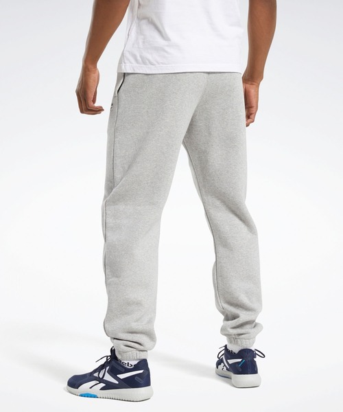 Reebok（リーボック）の「フリースパンツ / TE FLC Cuffed Pant（スウェットパンツ・メンズ・ブラック/ネイビー/ヘザーグレー・SMALL/MEDIUM/LARGE/X-LARGE/XX-LARGE）」の4枚目の写真