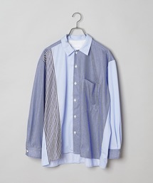 Curly | 【CURLY&Co./カーリー】CLOUDY L/S SHIRTS "PANEL STRIPE"/クレイジーパターンストライプシャツ(シャツ/ブラウス)