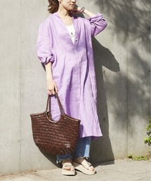 FRAMeWORK | FRENCH LINEN シャツワンピース◆(シャツワンピース)