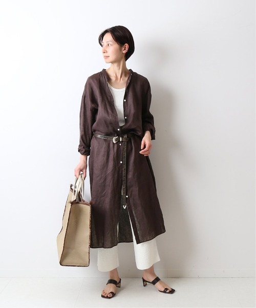FRAMeWORK（フレームワーク）の「FRENCH LINEN シャツワンピース