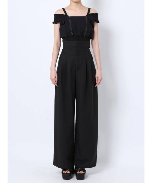 EMODA（エモダ）の「ハイウエストワイドパンツ（その他パンツ・レディース・グレー/ブラック/ピンク/その他・SMALL/MEDIUM）」の22枚目の写真