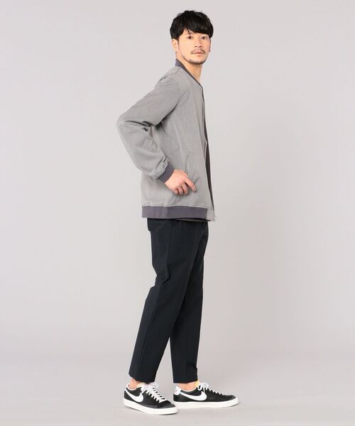 SHIPS（シップス）の「SHIPS: ハイカウント ストレッチ 2WAY ブルゾン（ブルゾン・メンズ・ベージュ/グレー/コバルトブルー・X-LARGE/MEDIUM/LARGE/SMALL）」の10枚目の写真