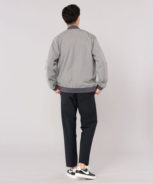 SHIPS（シップス）の「SHIPS: ハイカウント ストレッチ 2WAY ブルゾン（ブルゾン・メンズ・ベージュ/グレー/コバルトブルー・X-LARGE/MEDIUM/LARGE/SMALL）」の11枚目の写真