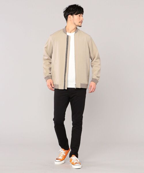 SHIPS（シップス）の「SHIPS: ハイカウント ストレッチ 2WAY ブルゾン（ブルゾン・メンズ・ベージュ/グレー/コバルトブルー・X-LARGE/MEDIUM/LARGE/SMALL）」の16枚目の写真