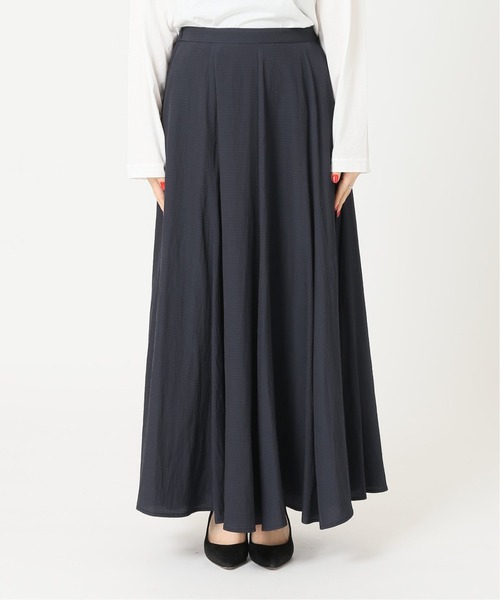 美品【スピックアンドスパン】フレアスカート【36】ネイビー Spick＆Span 「Spick & Span」 フレアスカート 36 ネイビー