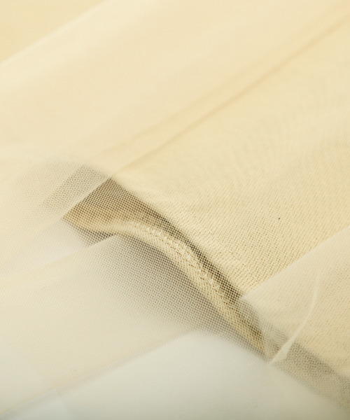 La-gemme(ラジェム)の「チュールドッキングデニムジャンパースカート(サロペット/オーバーオール・レディース・ネイビー/アイボリー/ベージュ/オリーブ/ブラック・M/L)」の16枚目の写真