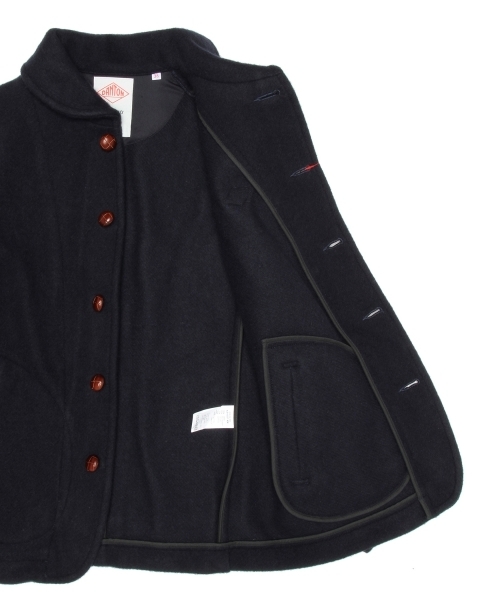 BEAMS（ビームス）の「DANTON / メルトンコート（その他アウター・メンズ・ネイビー/チャコールグレー・42/40/38）」の13枚目の写真