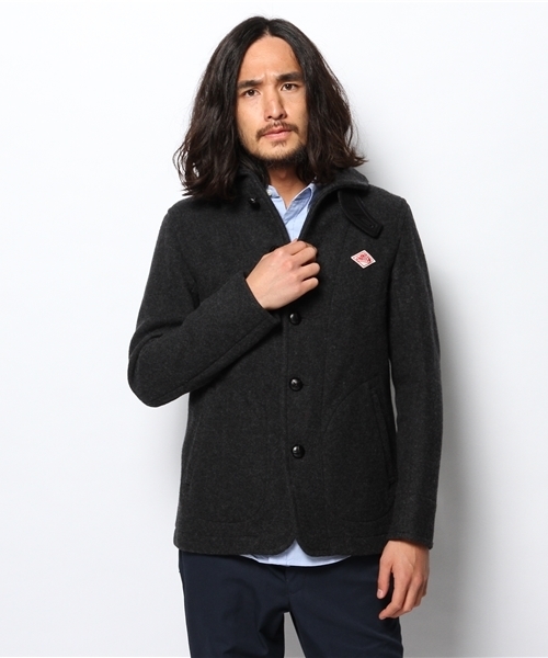 BEAMS（ビームス）の「DANTON / メルトンコート（その他アウター・メンズ・ネイビー/チャコールグレー・42/40/38）」の2枚目の写真