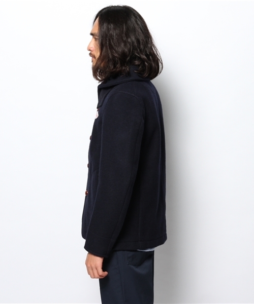 BEAMS（ビームス）の「DANTON / メルトンコート（その他アウター・メンズ・ネイビー/チャコールグレー・42/40/38）」の4枚目の写真