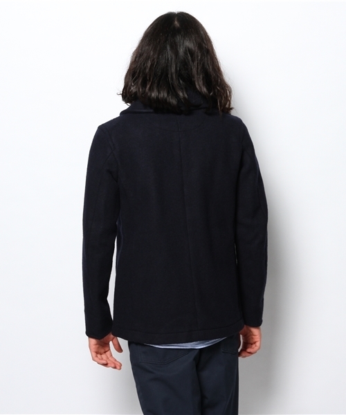 BEAMS（ビームス）の「DANTON / メルトンコート（その他アウター・メンズ・ネイビー/チャコールグレー・42/40/38）」の5枚目の写真