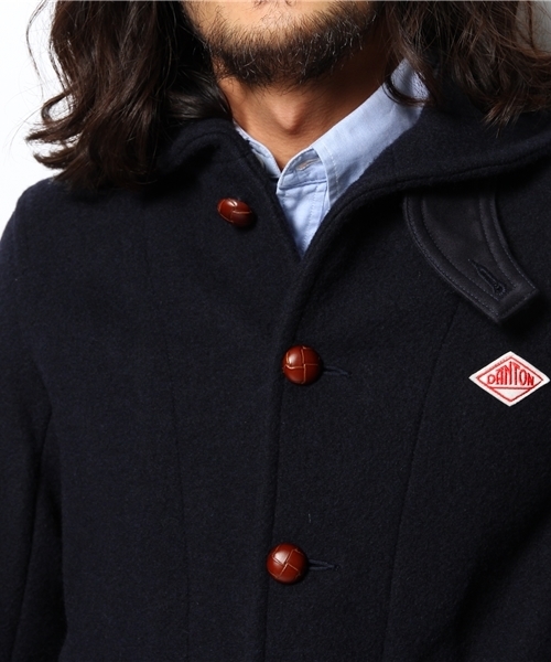 BEAMS（ビームス）の「DANTON / メルトンコート（その他アウター・メンズ・ネイビー/チャコールグレー・42/40/38）」の7枚目の写真