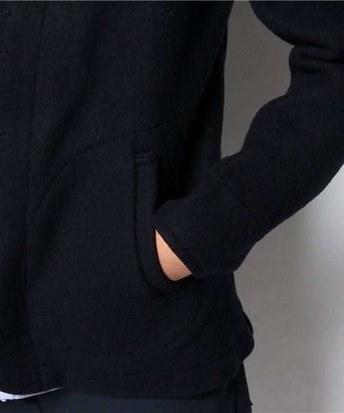 BEAMS（ビームス）の「DANTON / メルトンコート（その他アウター・メンズ・ネイビー/チャコールグレー・42/40/38）」の8枚目の写真